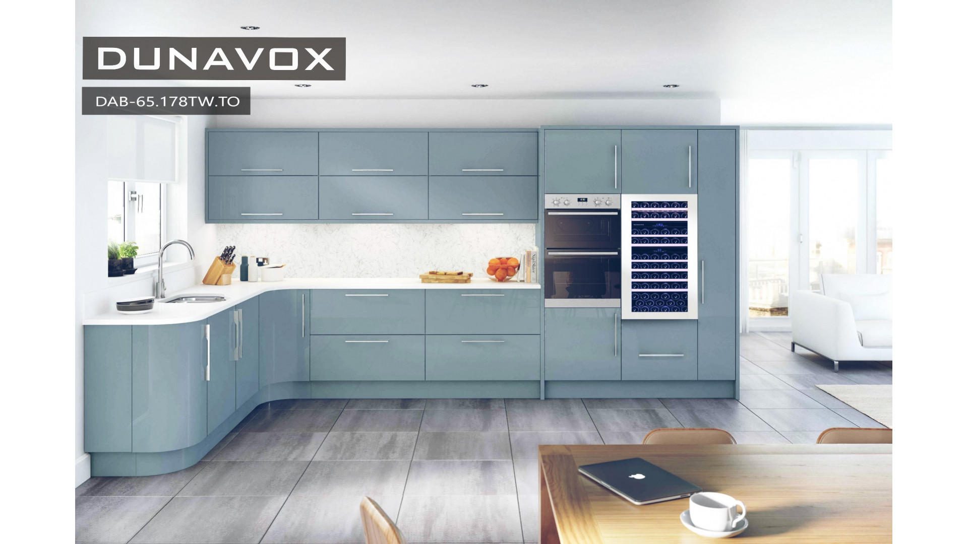 Винный шкаф Dunavox DAB-65.178TW.TO