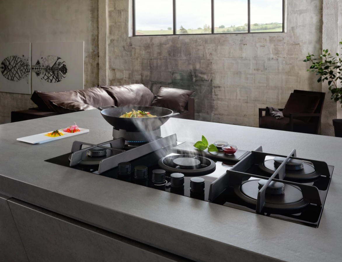 Варочная панель с вытяжкой Elica NIKOLATESLA FLAME EVO GR/A/88