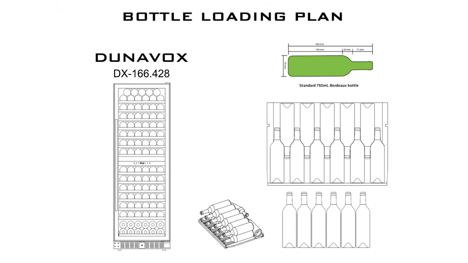 Винный шкаф Dunavox DX-166.428DCK