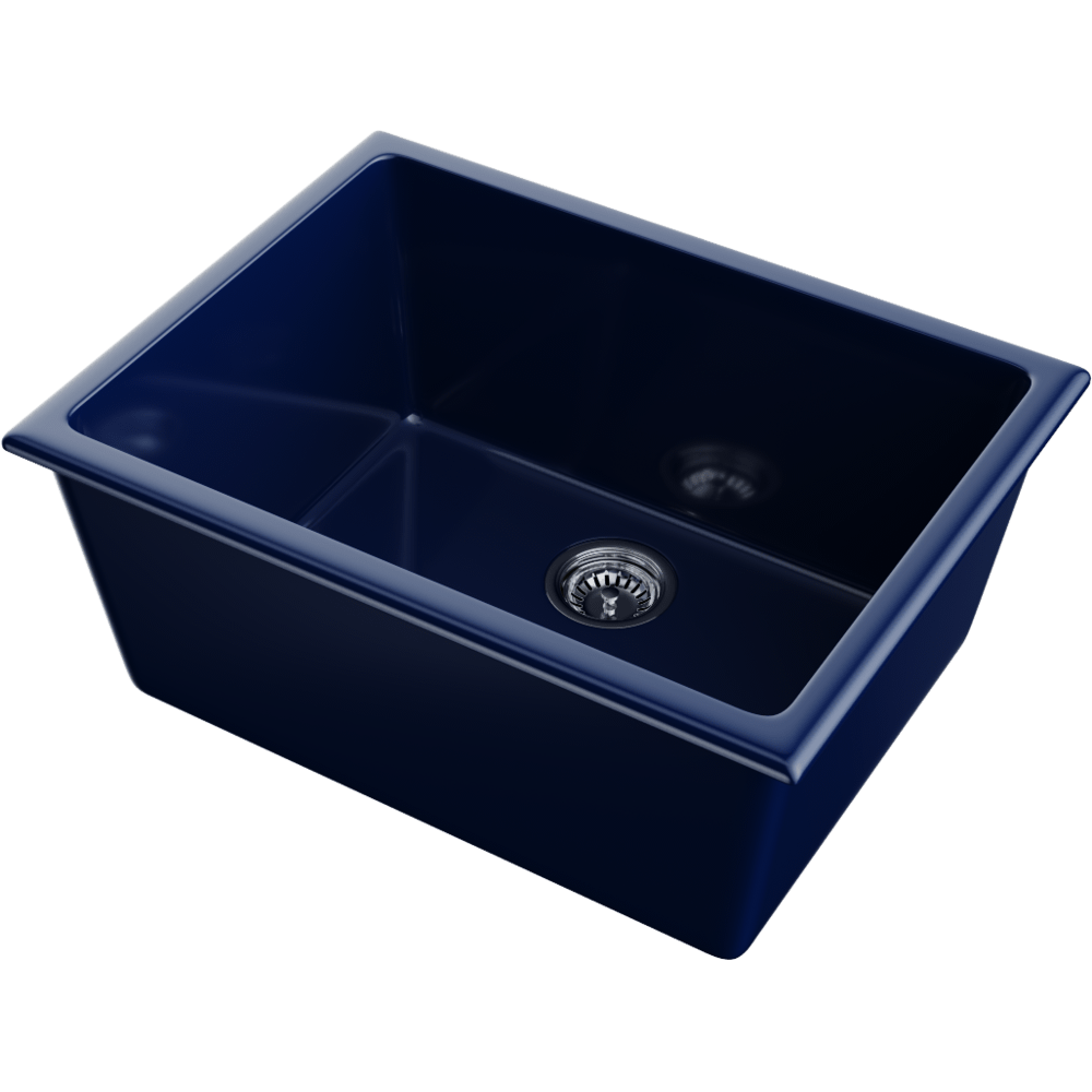 Мойка для кухни Omoikiri Okinoshima 61-U/I IB-GLOSSY indigo blue глянцевый