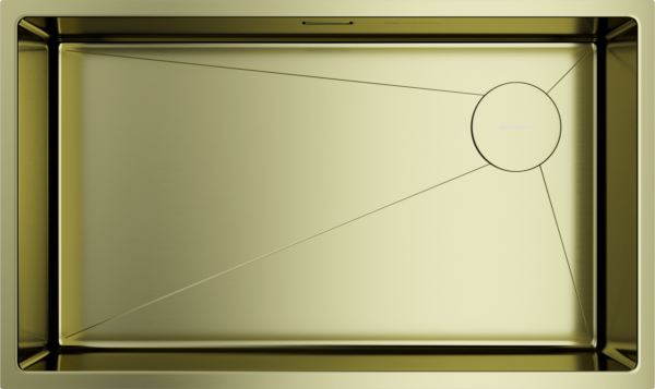  Omoikiri Taki 74-U/IF-LG Side светлое золото