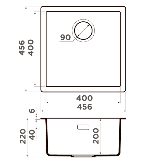  Omoikiri Yamakawa 45T-U/I PL платина