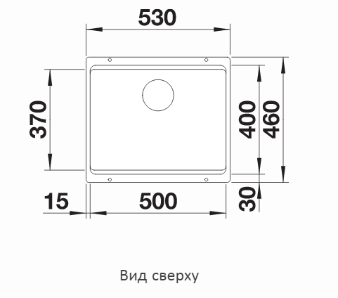  Blanco Etagon 500-U черный, отводная арматура InFino