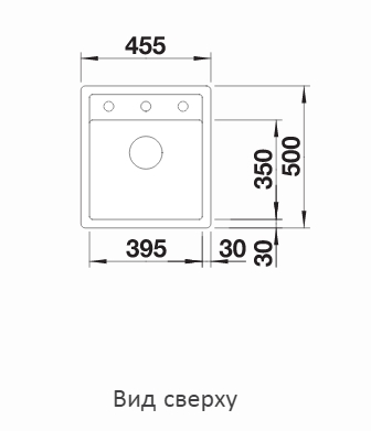  Blanco Dalago 45-F черный, клапан-автомат