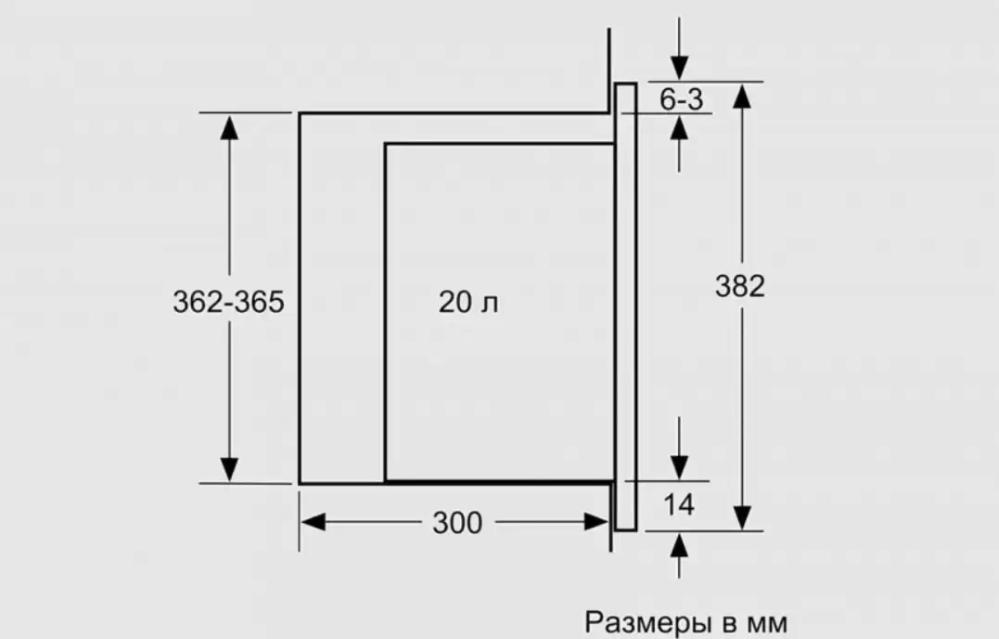 Встраиваемая микроволновая печь BOSCH BFL524MB0