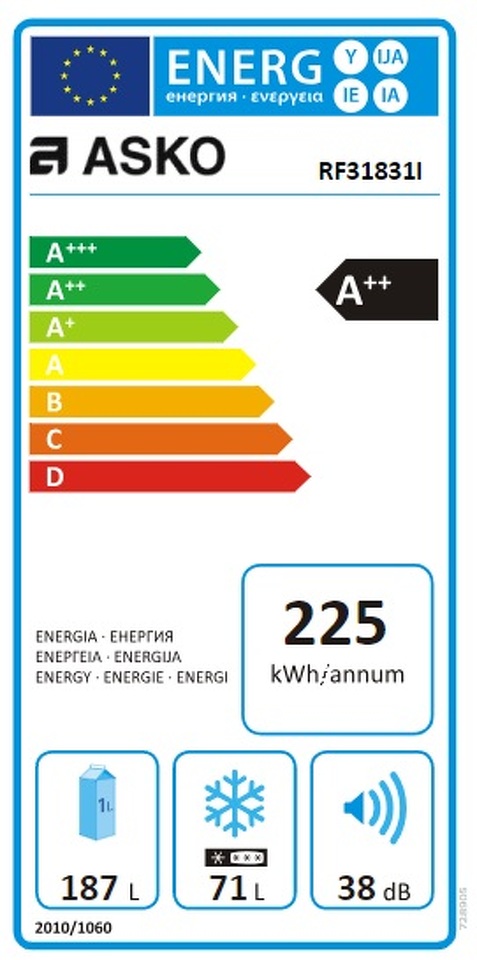  Asko RF31831I