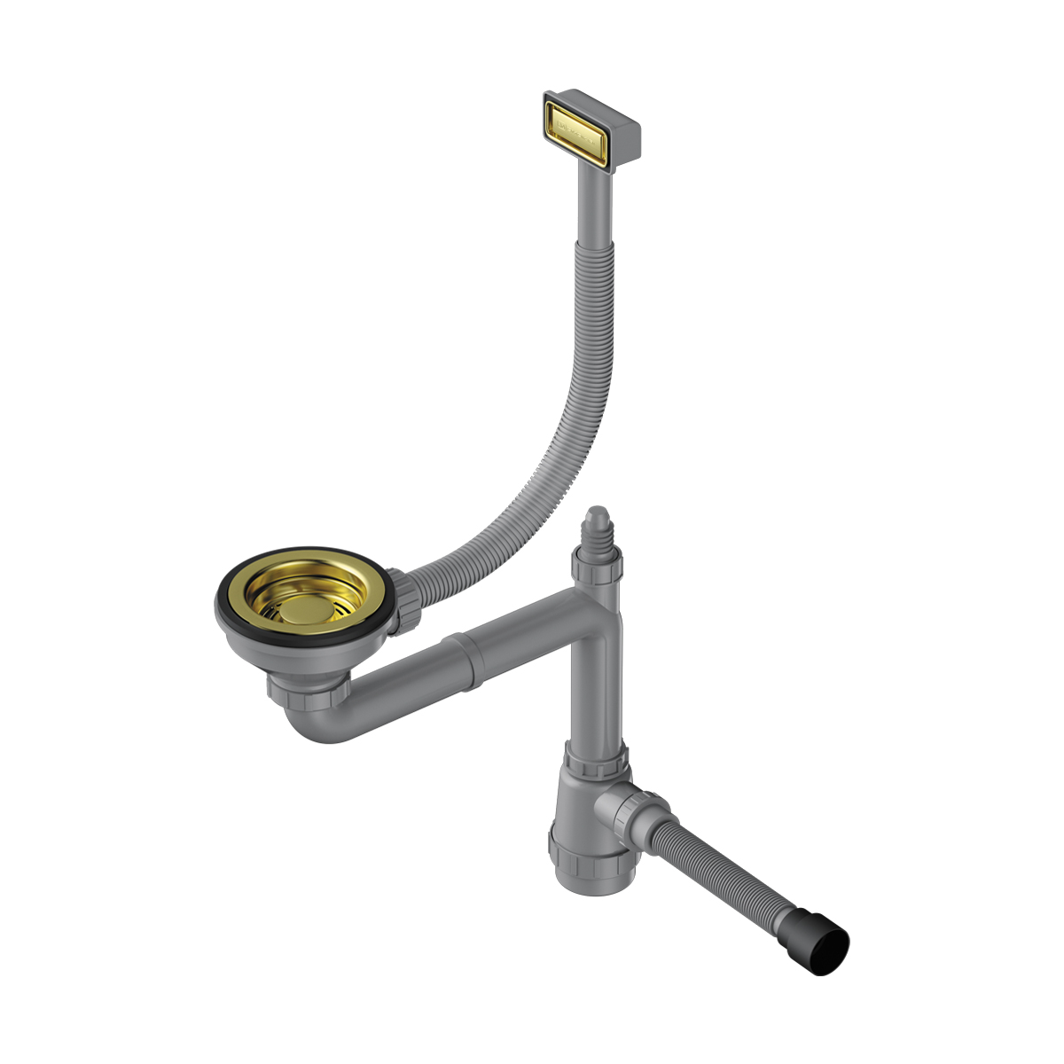 Арматура для мойки OMOIKIRI WK-1-LG (4956824) золото светлое