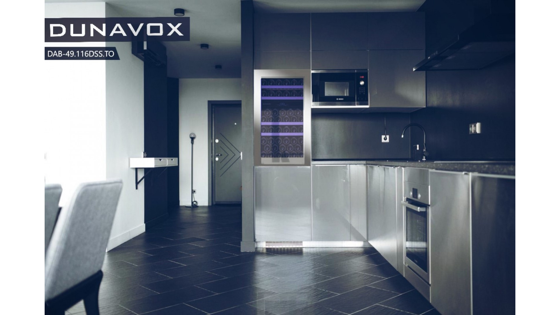 Винный шкаф Dunavox DAB-49.116DSS.TO