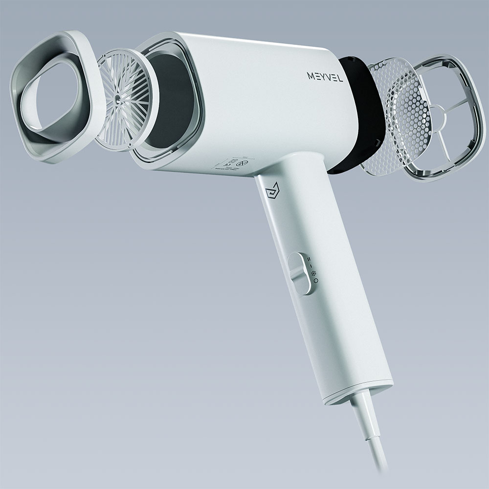 Фен для волос Meyvel MF8-1600 (White)