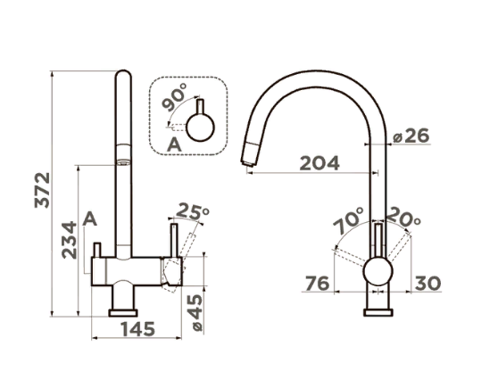  Omoikiri Yamada-LG светлое золото