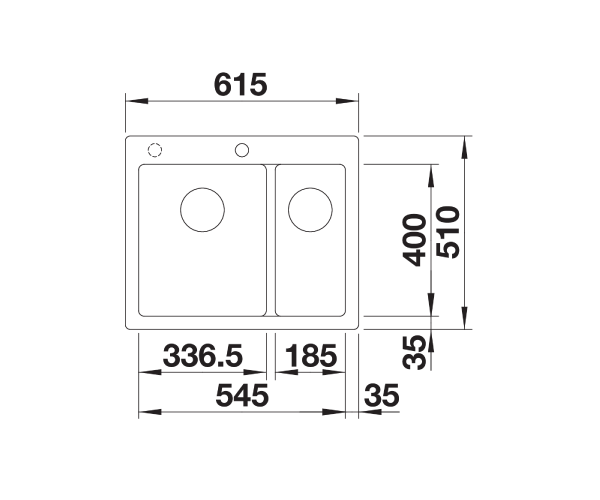  Blanco Pleon 6 Split черный