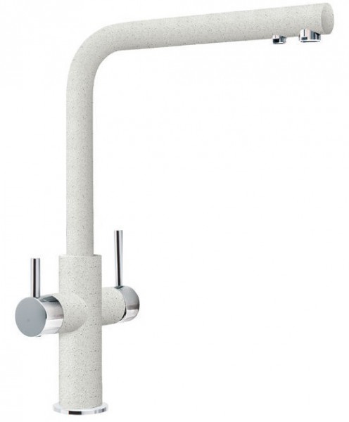 Смеситель Franke Neptune Clear Water хром/белый