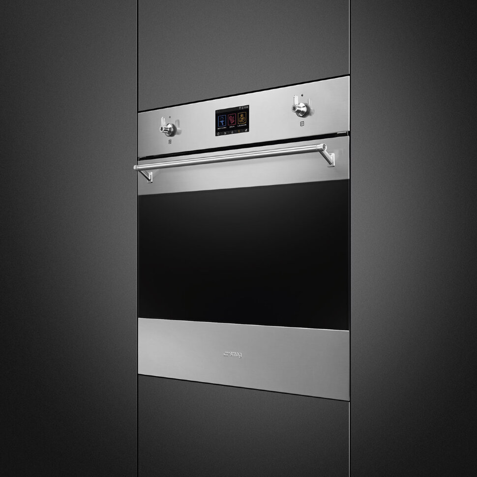 Духовой шкаф с паром Smeg SO6303APX