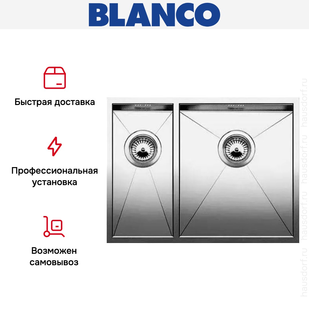  Blanco Zerox 340/180-IF/N чаша справа нержавеющая сталь