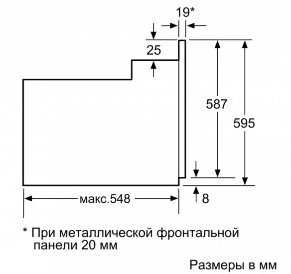 Встраиваемый духовой шкаф BOSCH HBJN10YW0R