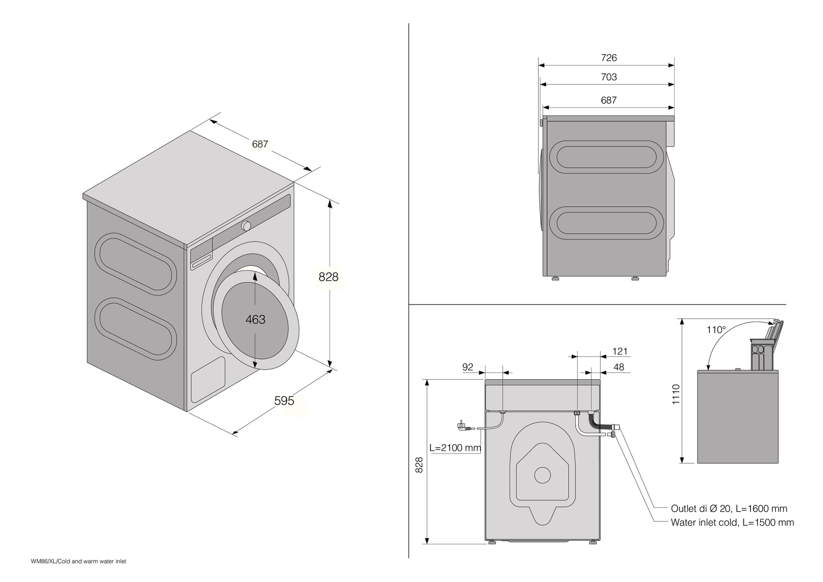 Комплект Asko Style 18 (W5114CXLW, T509HRW, DC7774 V.W)