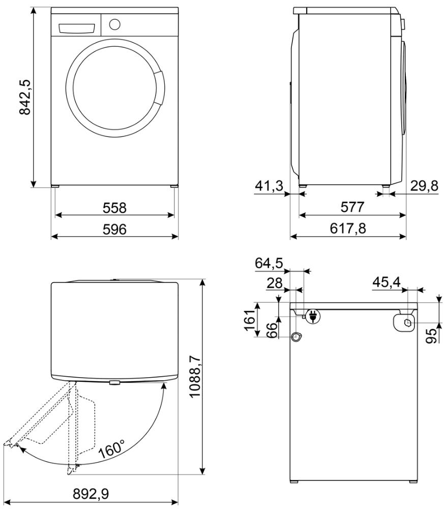 Стиральная машина Smeg WM3T04RU