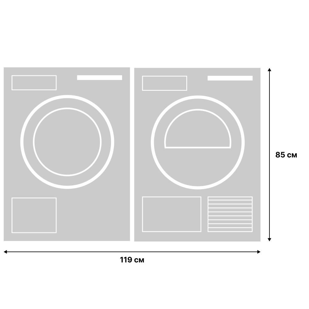  Logic 4 (стиральная машина Asko W4086C.T/3 + сушильная машина Asko T408HD.T.P)