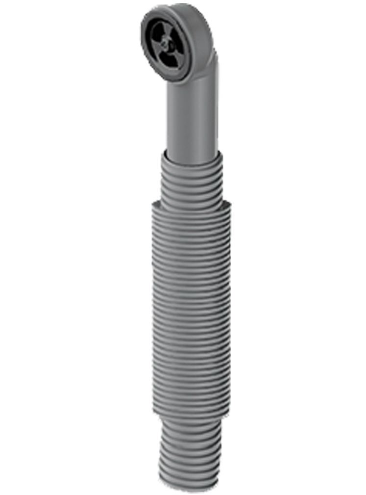 Сменный перелив Omoikiri OV-1-R GM вороненая сталь