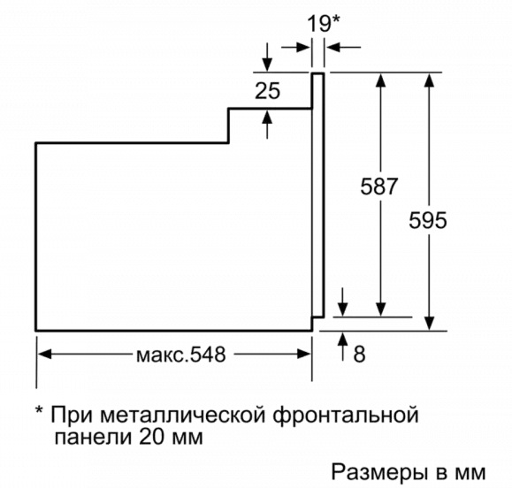 Встраиваемый духовой шкаф BOSCH HBJN10YB2R