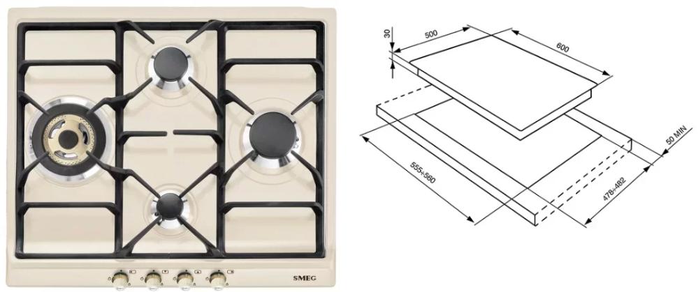  Smeg SR764PO