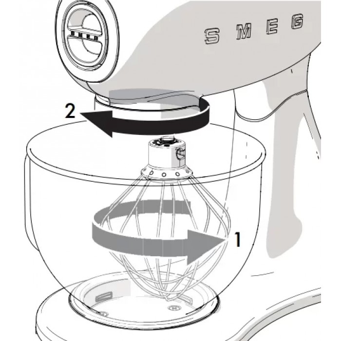 Планетарный миксер Smeg SMF02PKEU