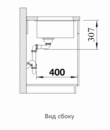 Мойка для кухни Blanco Subline 500-U Silgranit Black Edition