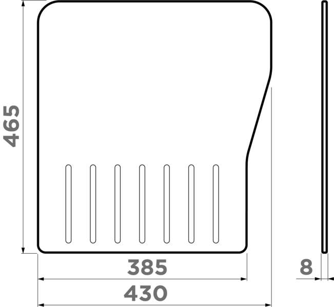 Omoikiri CB-Maru-86, HPL-пластик