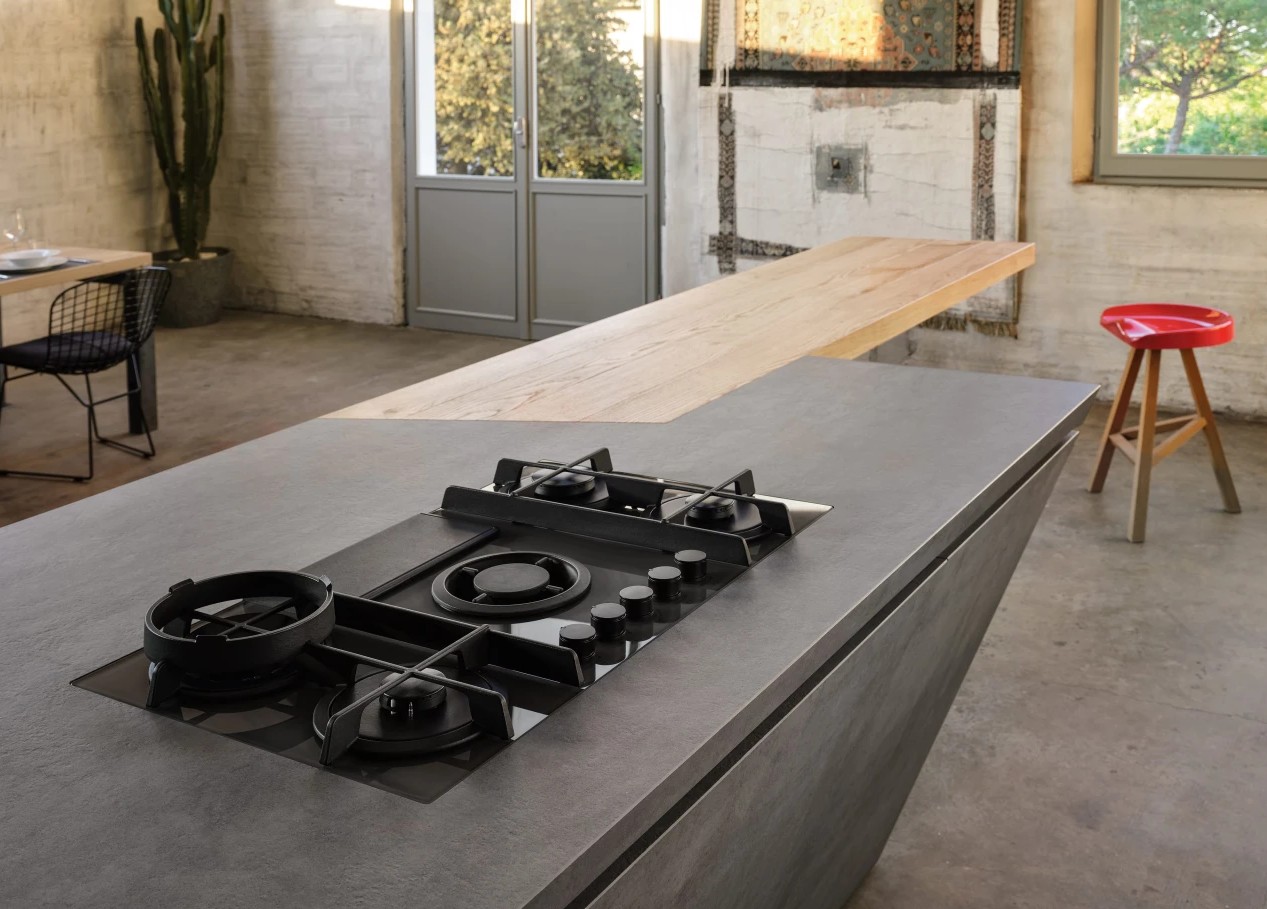 Варочная панель с вытяжкой Elica NIKOLATESLA FLAME EVO GR/A/88