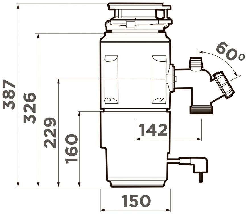  Omoikiri NAGARE SLIM 500