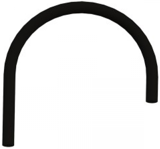 Гибкий шланг Omoikiri ОT-01-BL к смесителю Kanto чёрный