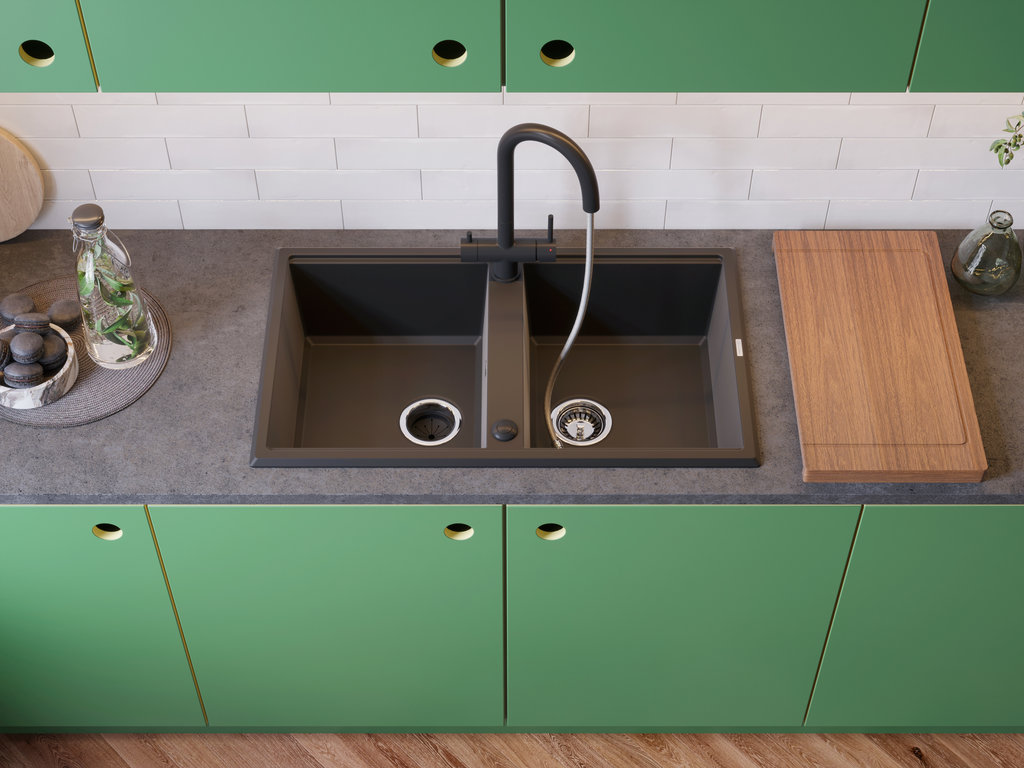  Omoikiri Tedori 86-2-BL черный