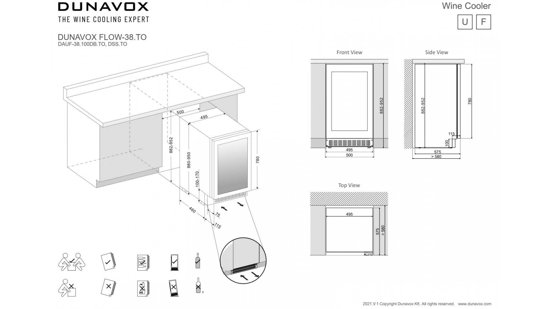  Dunavox DAUF-38.100DB.TO