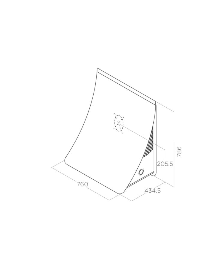 Вытяжка Elica NUAGE DRYWALL/F/75