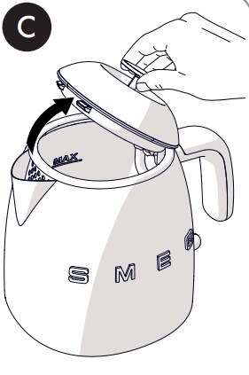 Чайник Smeg KLF05CREU