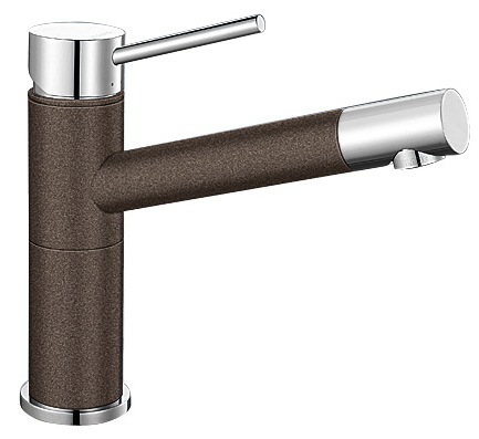  Blanco Alta compact chrome/Silgranit алюметаллик