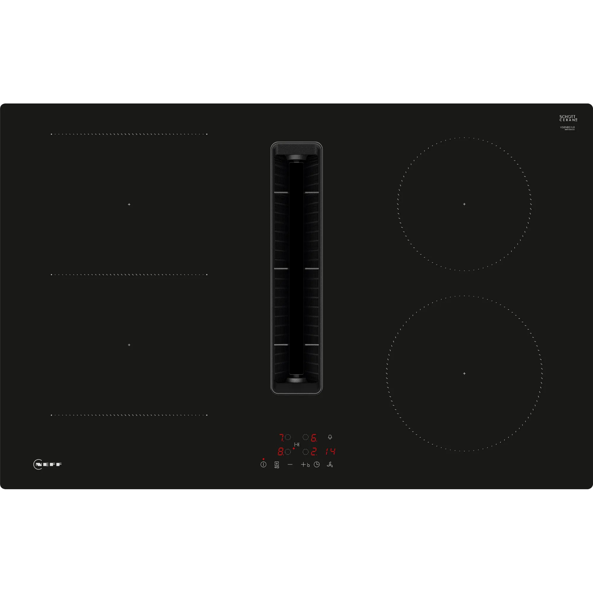 Встраиваемая индукционная варочная панель Neff V58NBS1L0