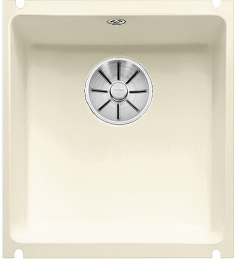 Мойка Blanco SUBLINE 375-U керамика отводная арматура InFino® глянцевая магнолия