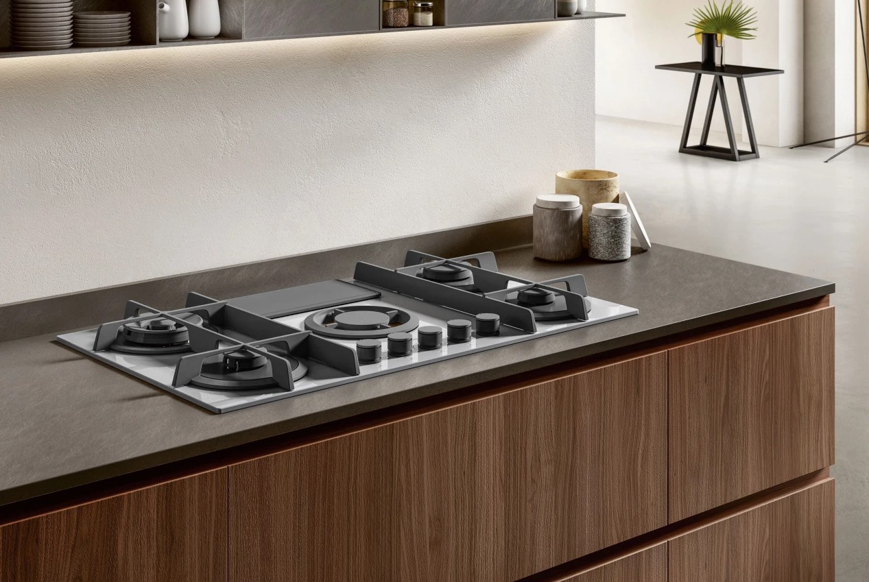 Варочная панель с вытяжкой Elica NIKOLATESLA FLAME EVO GR/A/88