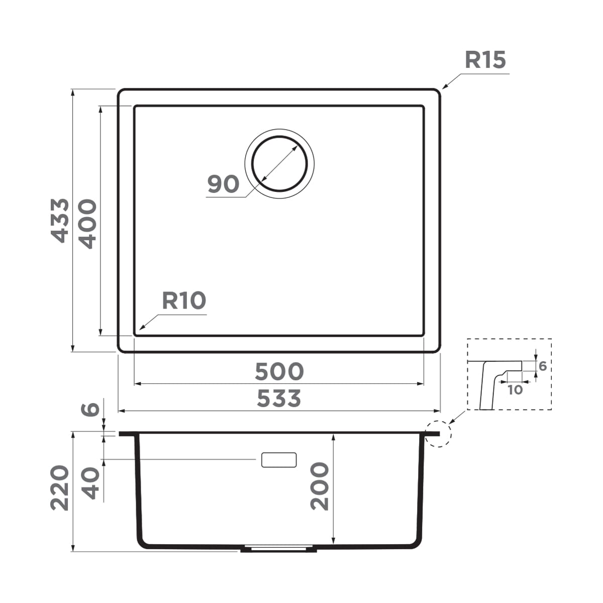  Omoikiri Yamakawa 55 Integra-WH, Artceramic, белый