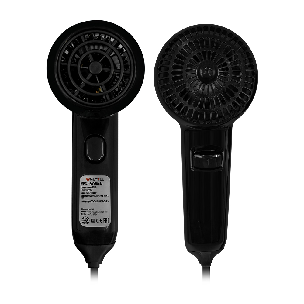 Настенный фен Meyvel MF3-1300 (Black)