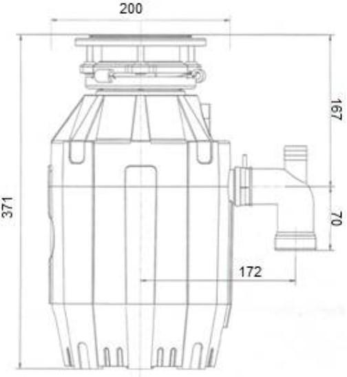 Измельчитель пищевых отходов Bone Crusher BC 910