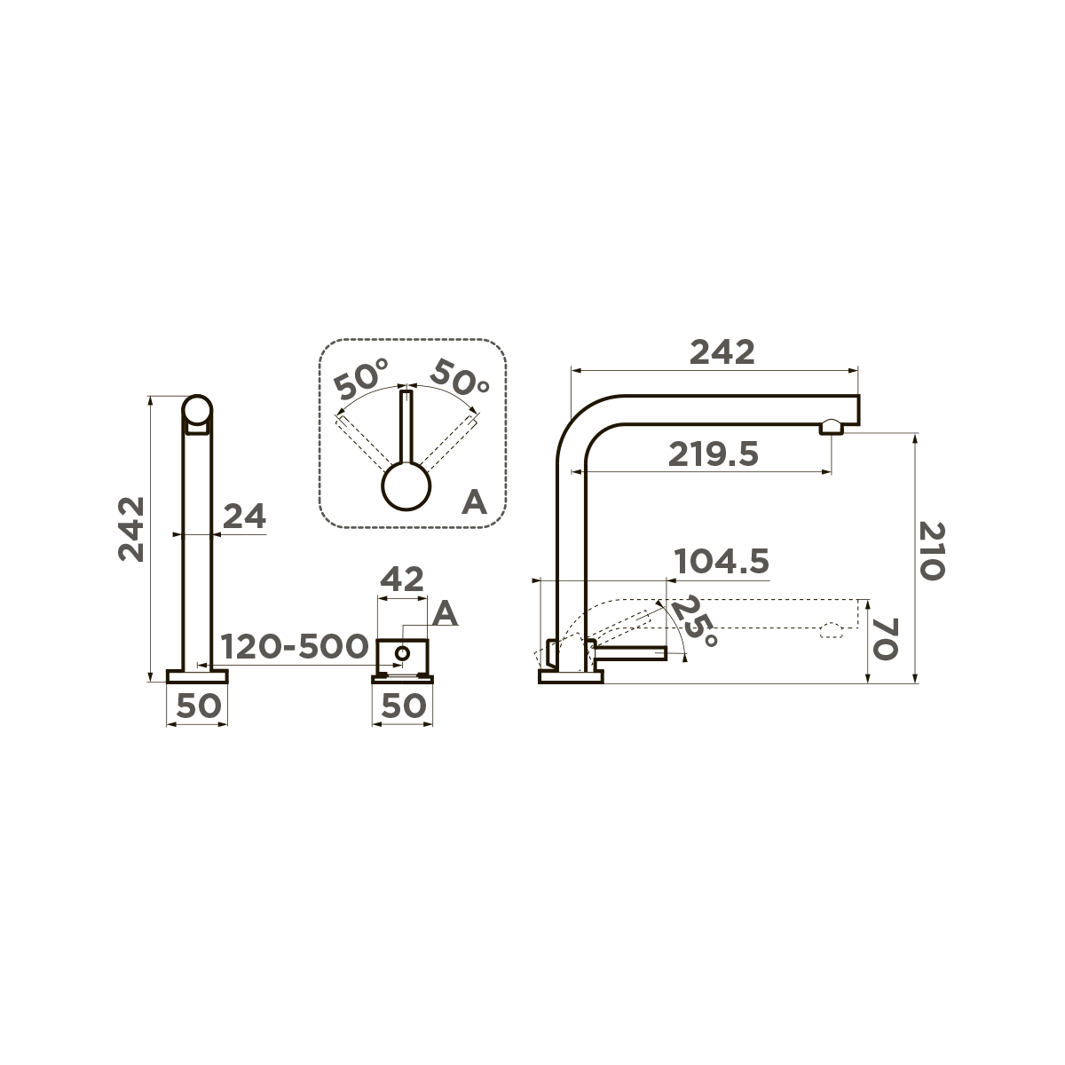  Omoikiri Nara LG светлое золото