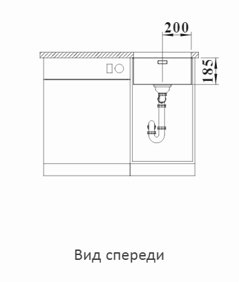  Blanco Solis 400-U нерж. сталь полированная