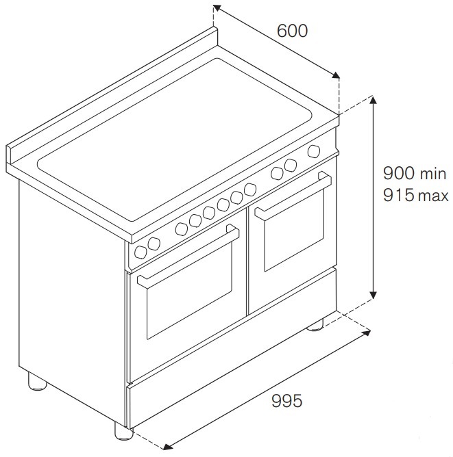 Варочный центр Bertazzoni PRO105I3EXT