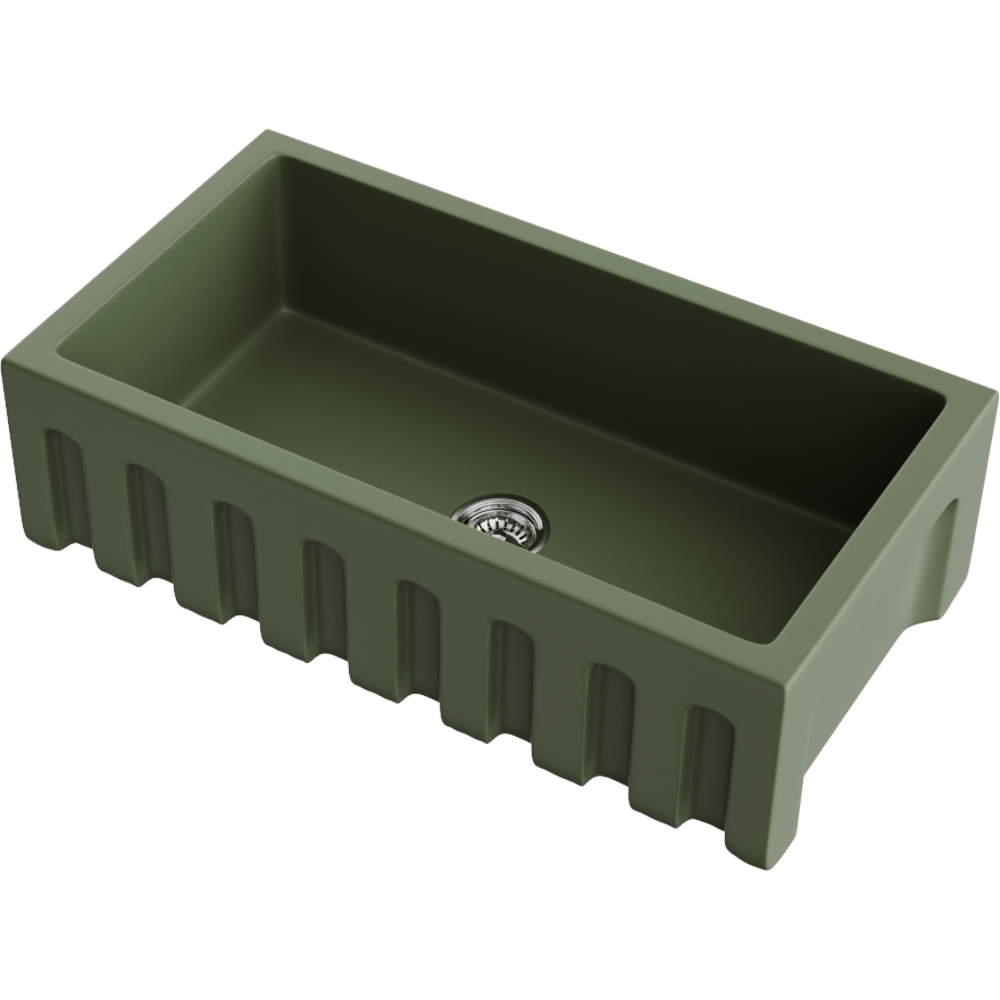 Мойка для кухни Omoikiri Mikura 83-OL Natceramic olive