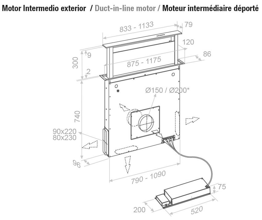  Pando E-320/120 INOX V.2000