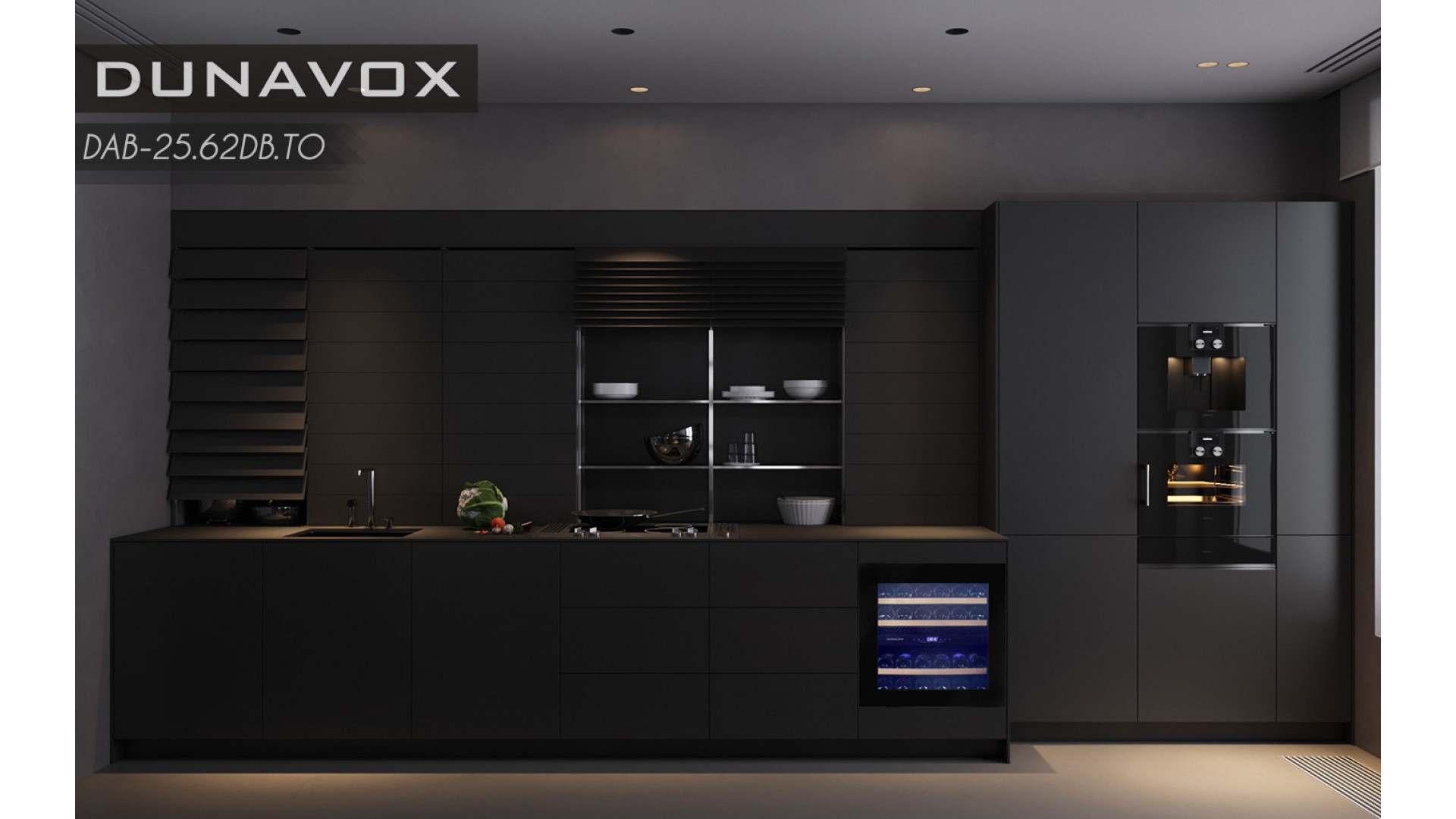 Винный шкаф Dunavox DAB-25.62DB.TO