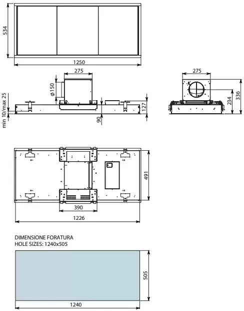  Falmec Skema 120 white