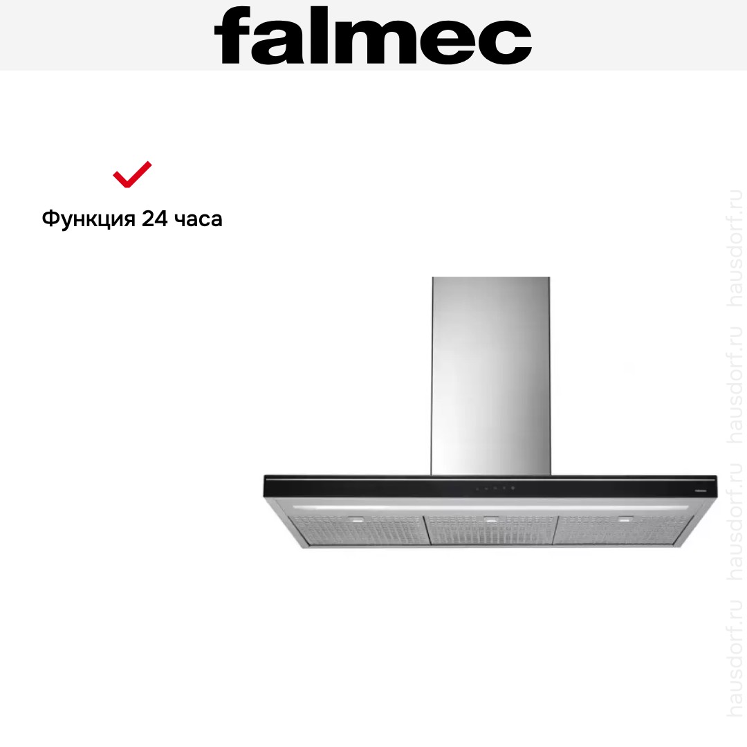  Falmec Luce 90 Glass Black wall
